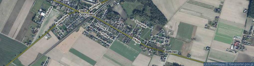 Zdjęcie satelitarne Akacjowa ul.